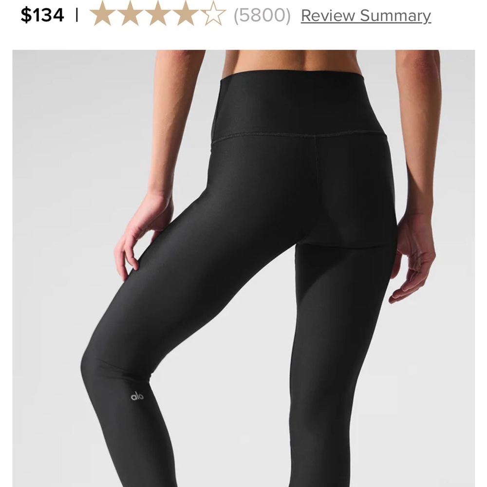 ALO Yoga High-Waist Black Leggings
